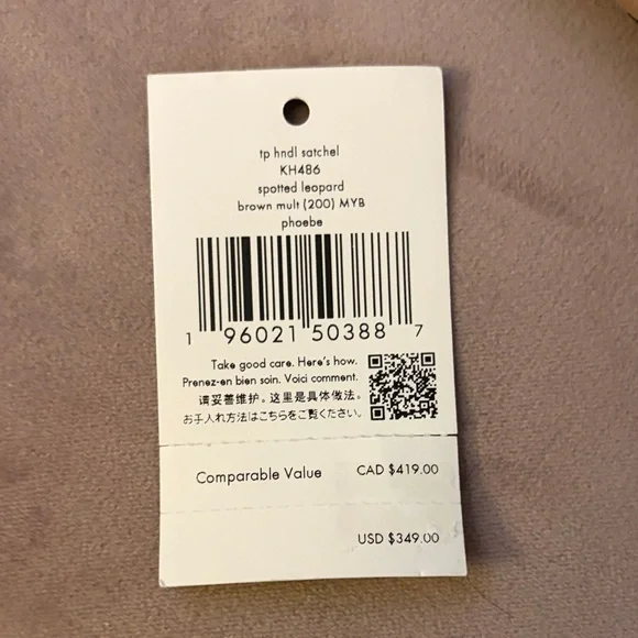 Kate Spade Leopard Phoebe Satchel - Picture 2 of 7